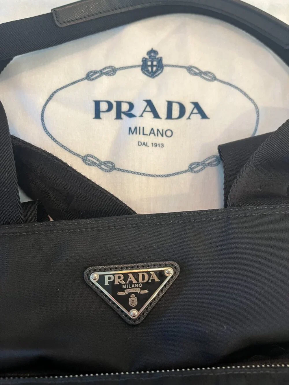 Prada Re-Nylon baby bag